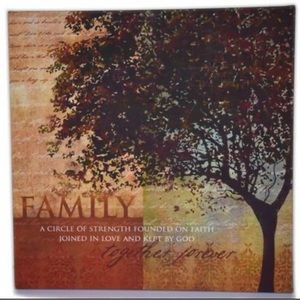 (2 pieces)Family & Home Wall Art